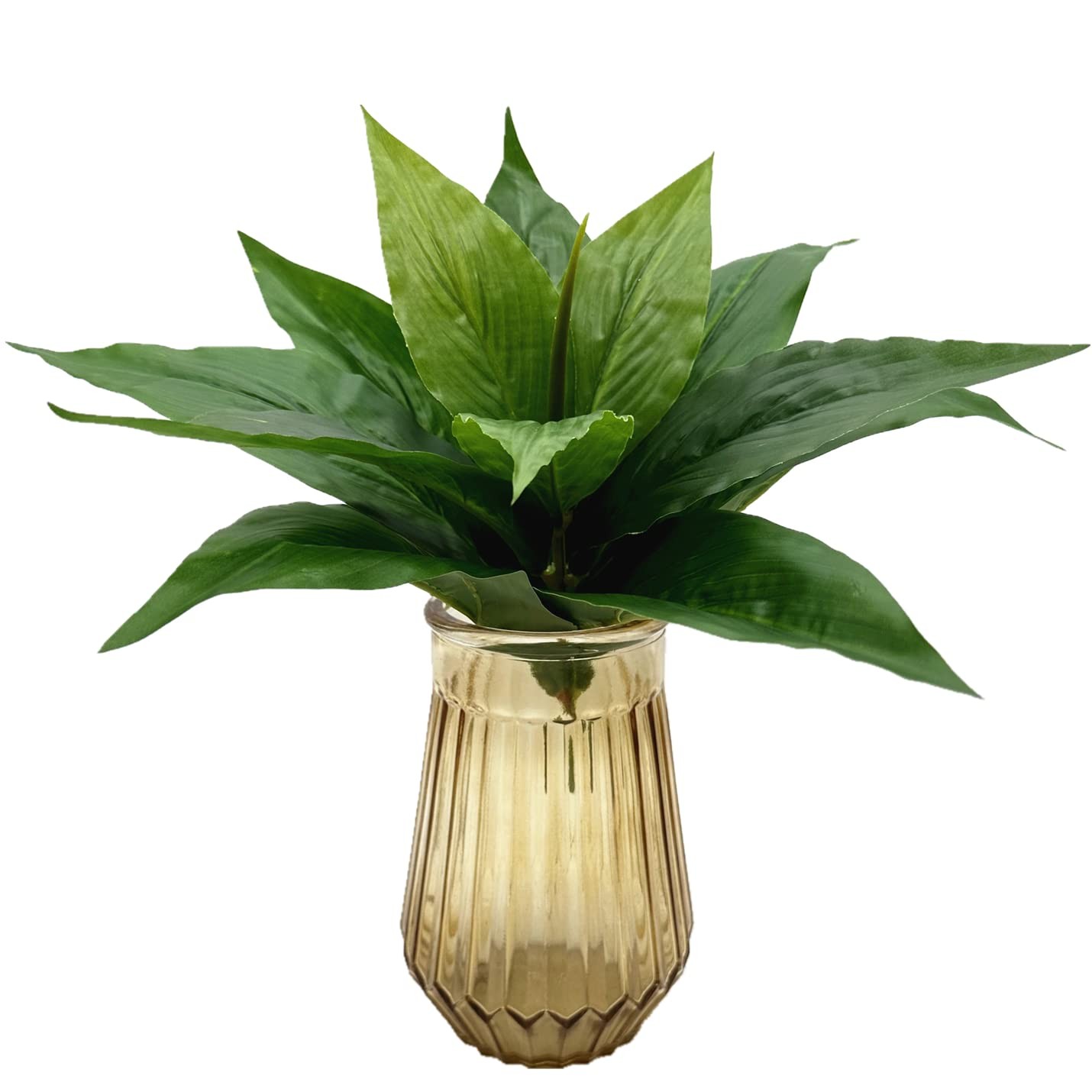 Artificial Agave Fake Plant, 10 Inches Faux Shrubs Bushes Plants for Indoor O…