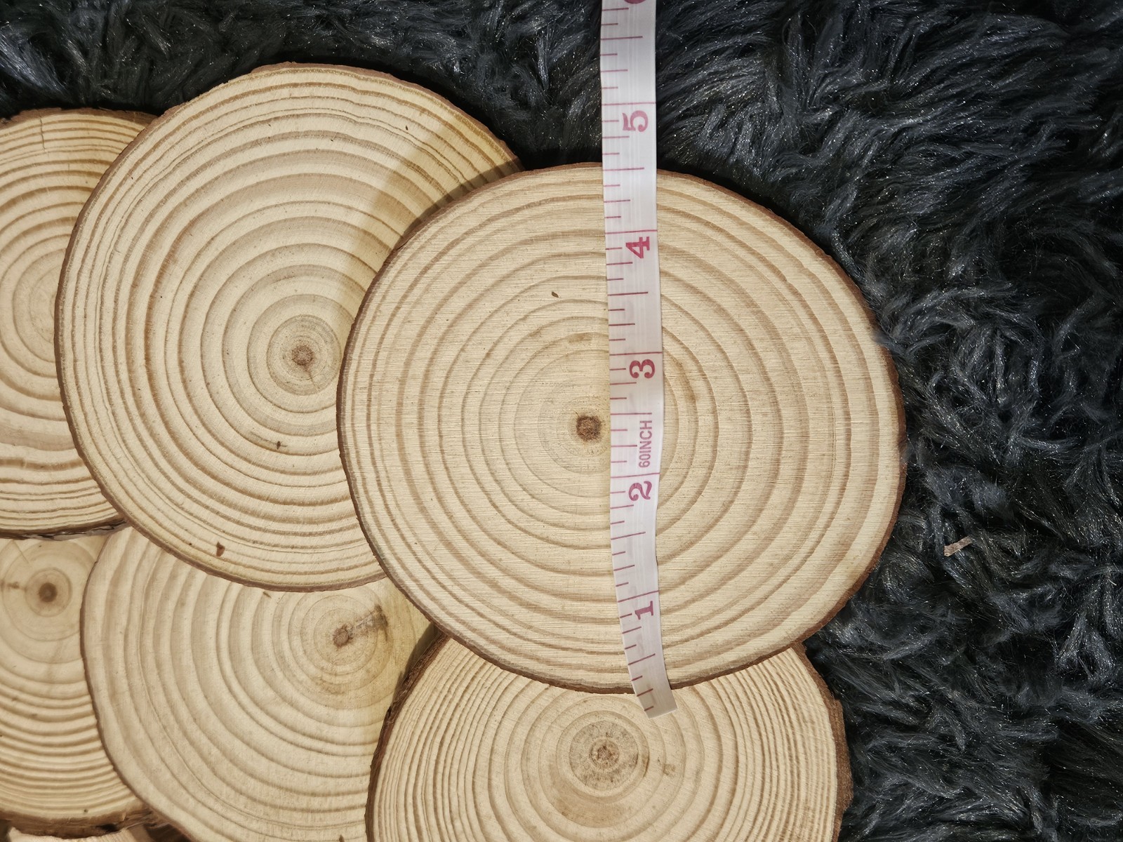 16 PCS Natural Tree Round Wood Log For Wedding Centerpiece, Arts and Crafts