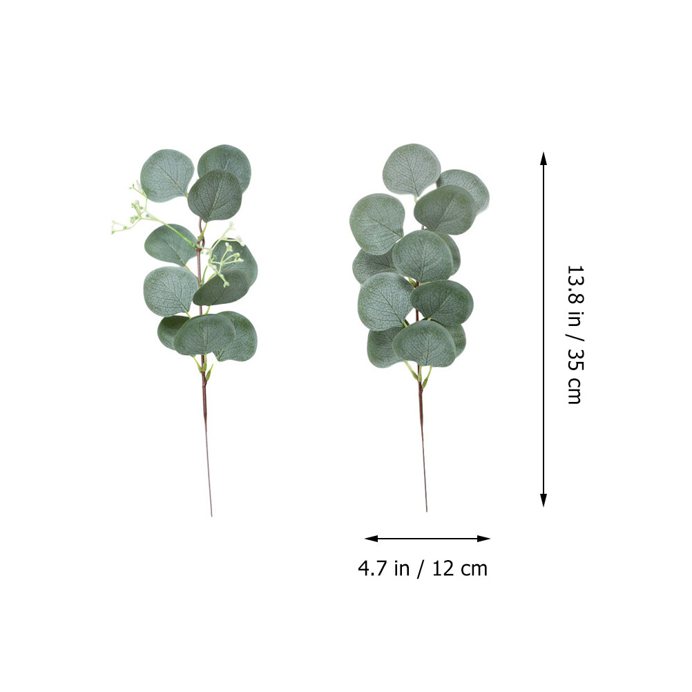 10pcs Simulation Flower Eucalyptus Leaf Adornment Wedding Party Decoration