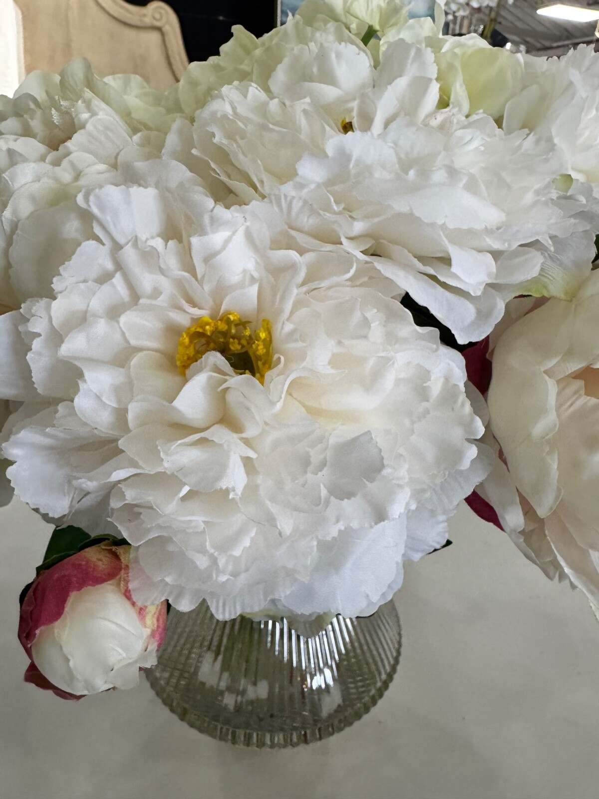 John-R1chard Collection White Dove 22″ Faux Floral Arrangement