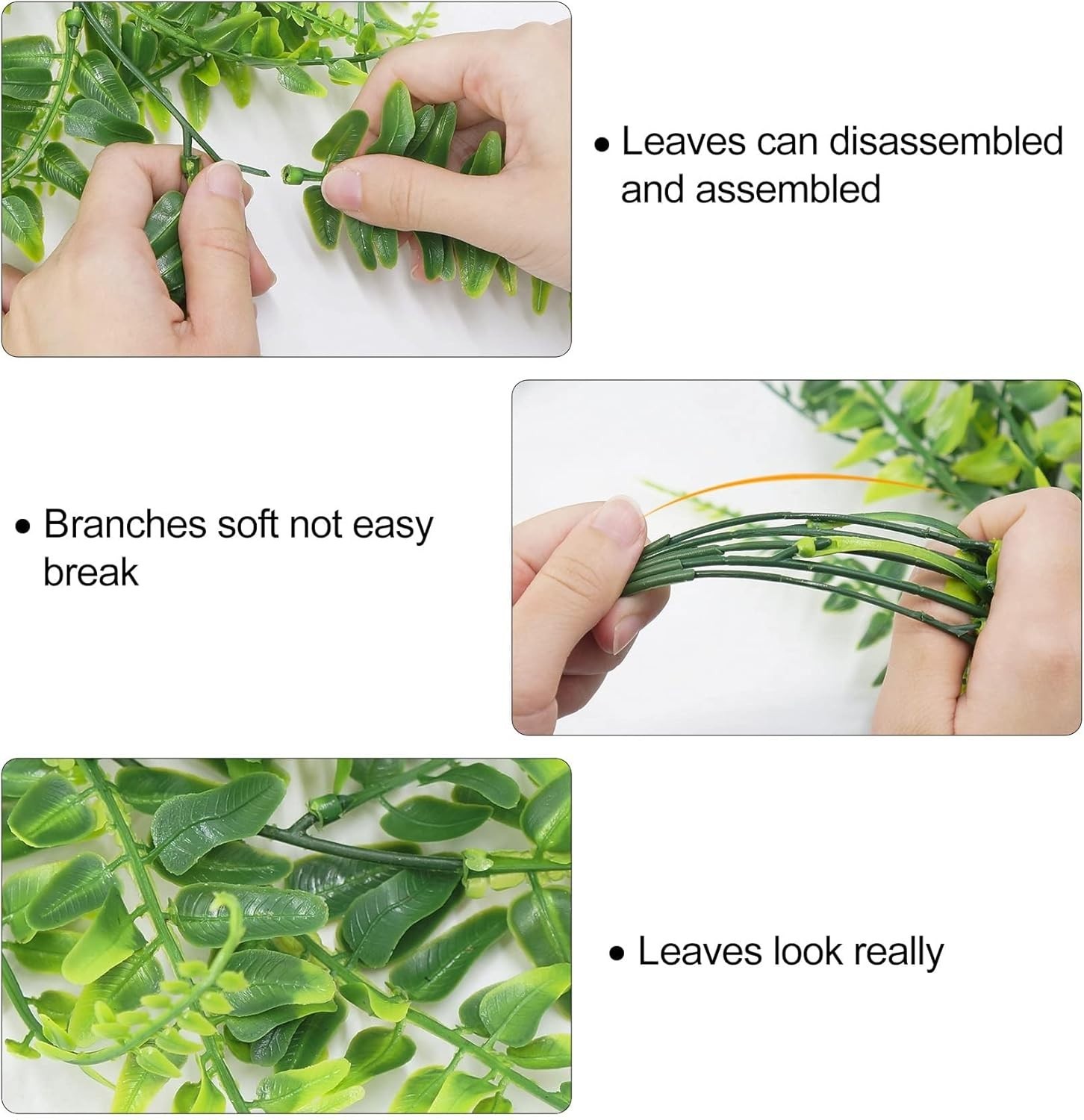 Maintenance-Free Faux Fern Vines – Perfect Indoor & Outdoor Greenery Decor