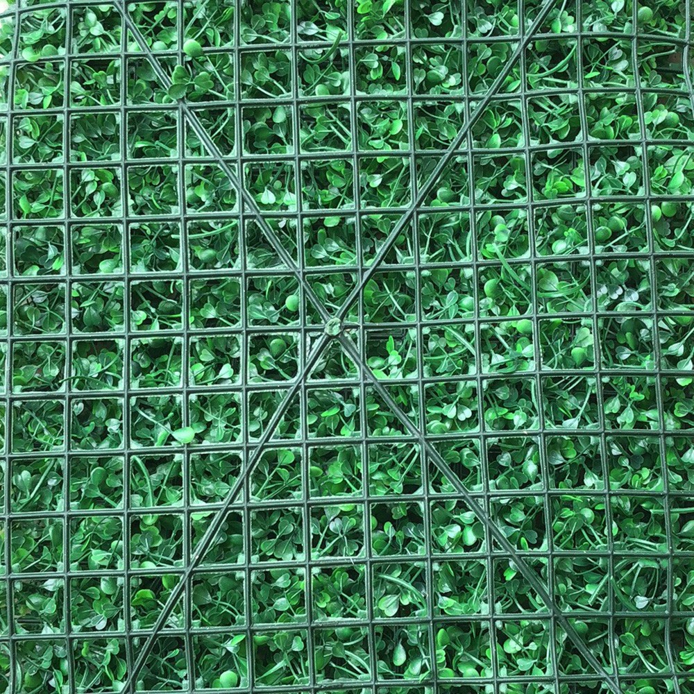 12 Pcs Green Fence Panel Grass Artificial Boxwood Hedge Wall Panels for Backyard