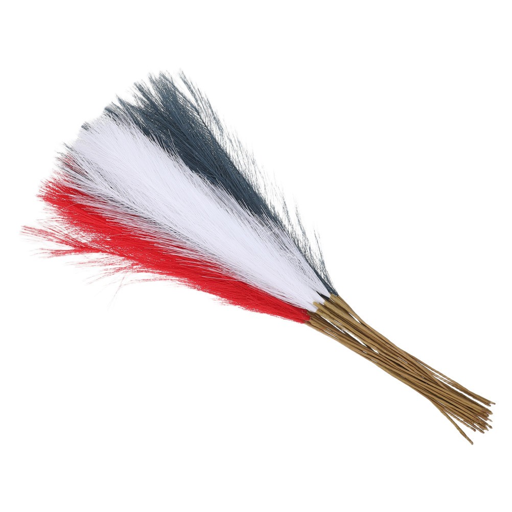30 Pcs Artificial Pampas Grass Faux Reed Stems Fourth of July Centerpiece Dried