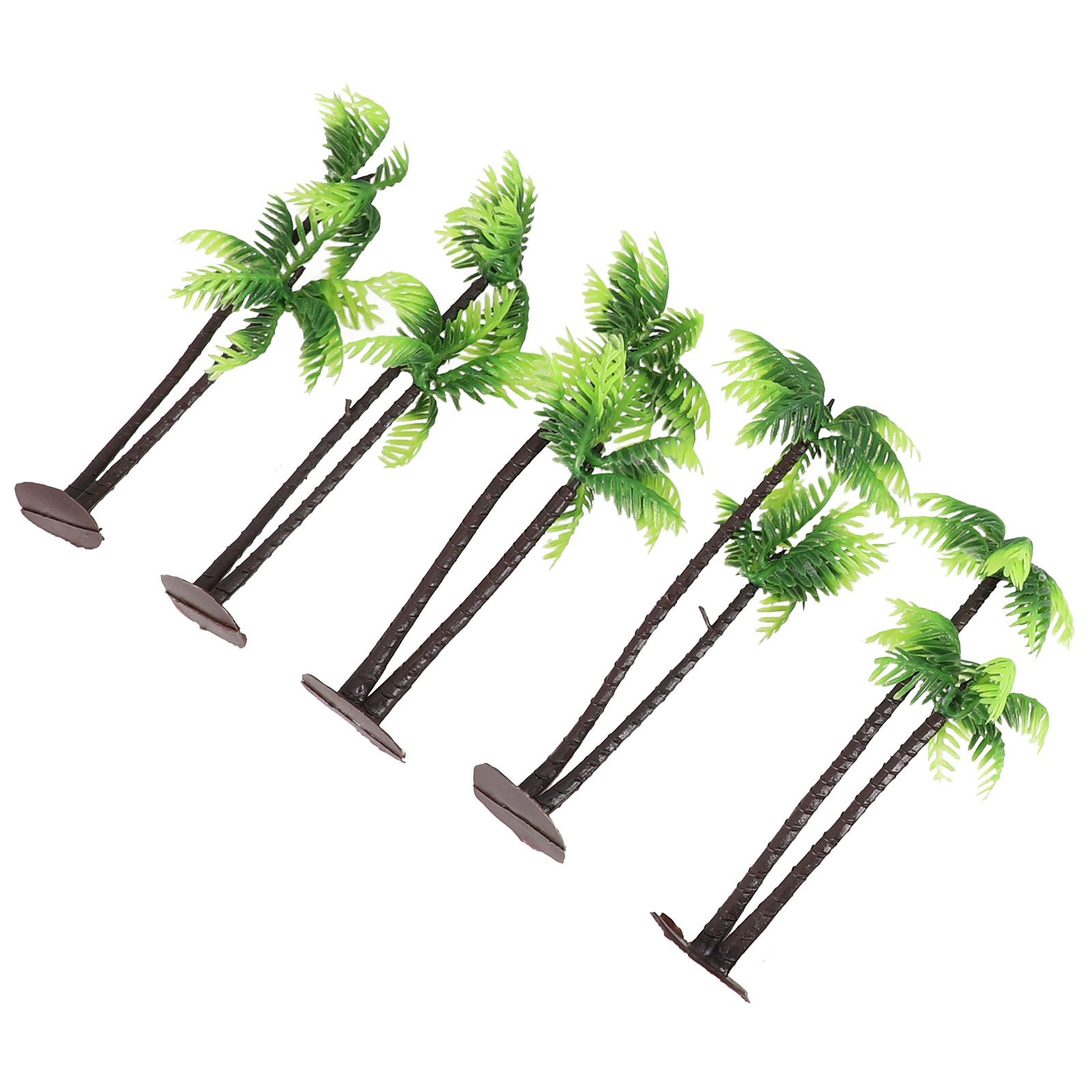 Artificial Coconut Palm Tree Plant Bonsai Realistic Miniature Home Decoration