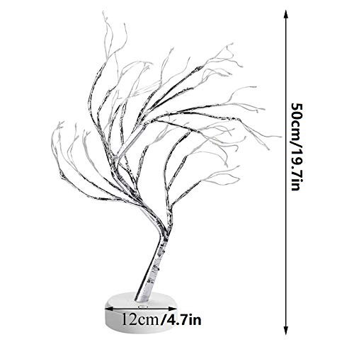 Branch Lights 108 LEDs New Silver Copper Wire Tree Branches Bonsai Table Tree…