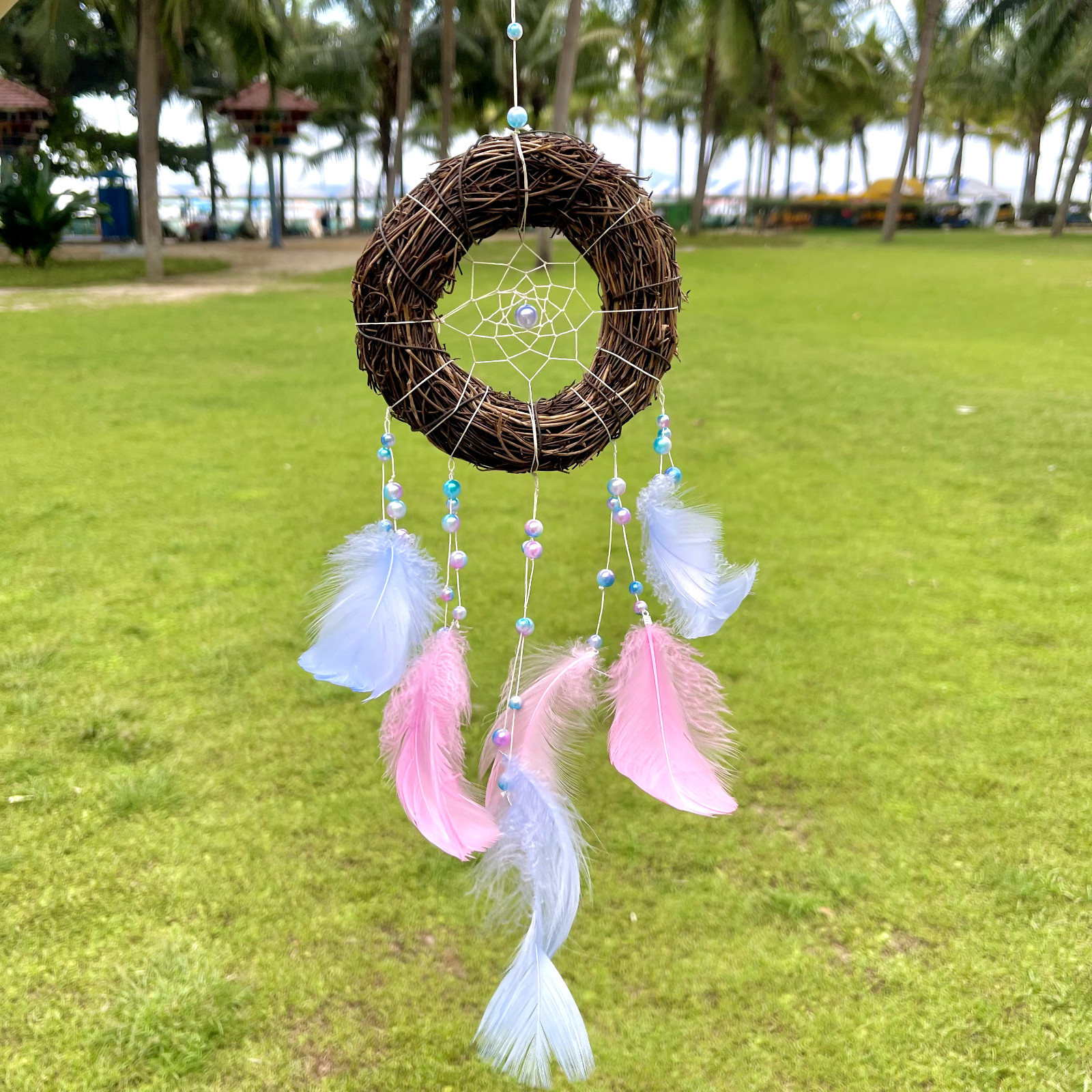 Large bird’s nest dream catcher, Unique dream catcher, Mystical Bird Nest Dream