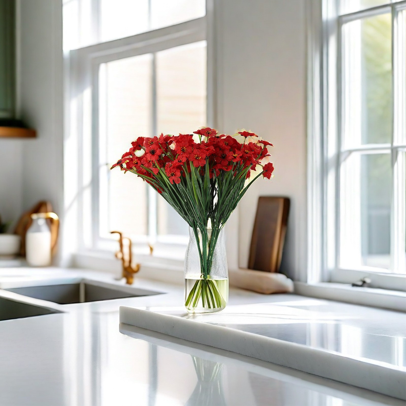 Create a 6 Bouquets of Artificial Flowers for a Peaceful Home