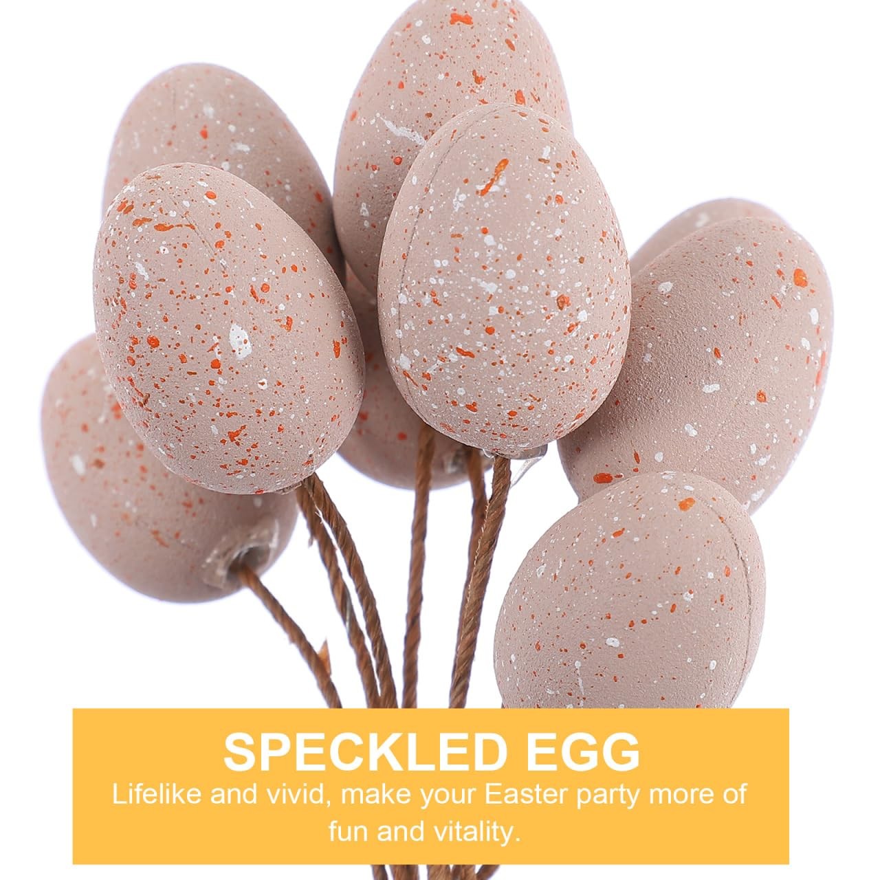 27pcs Easter Spotted Decoration Picks Lifelike Branch Ornaments for Holiday P…