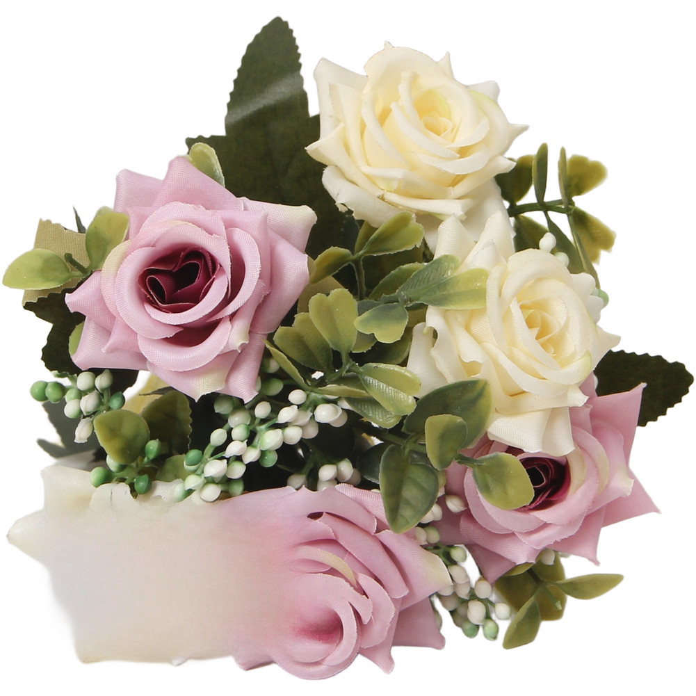 Home Decor Silk Rose Bouquet for Living Room Bedroom Table Centerpiece