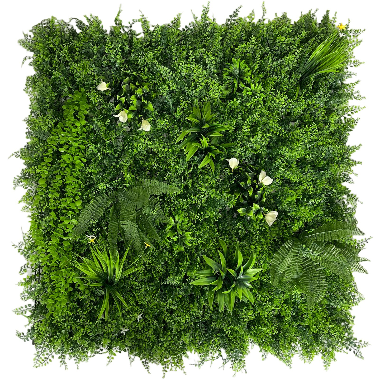 1x1mt Vertical, Green Wall, Artificial Plants, Green Foliage