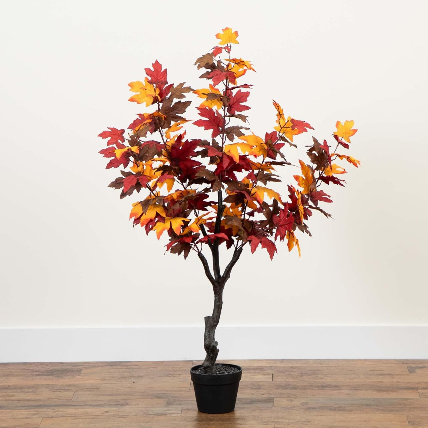 52″ Autumn Smoky Maple Artificial Fall Tree for Home Decor