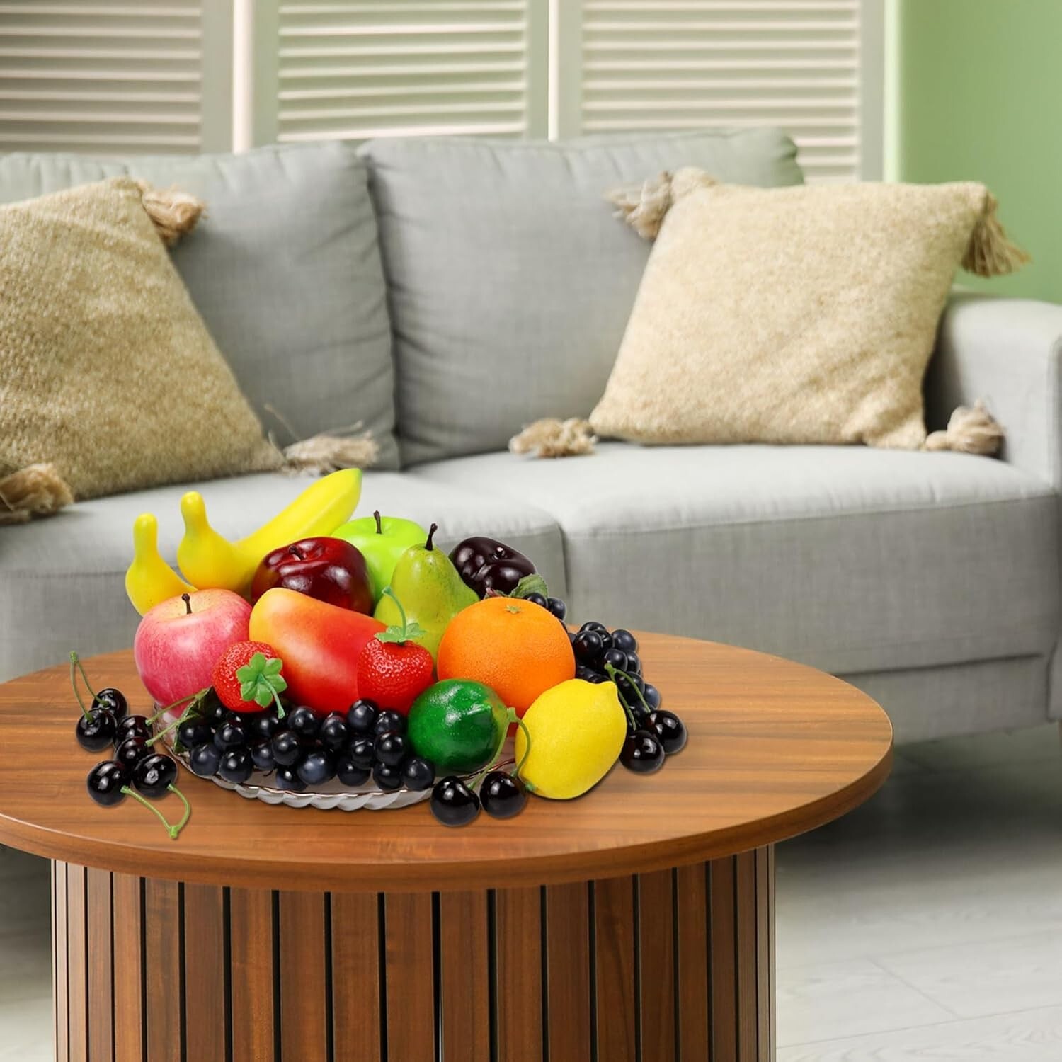 Artificial Fruits Set 20 Pieces for Home Decor Party Christmas Photo Props