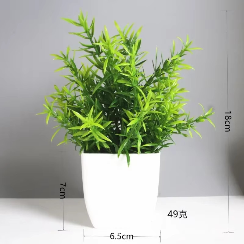 Artificial Eucalyptus Bonsai Potted Fake Plant Indoor Outdoor Decor US