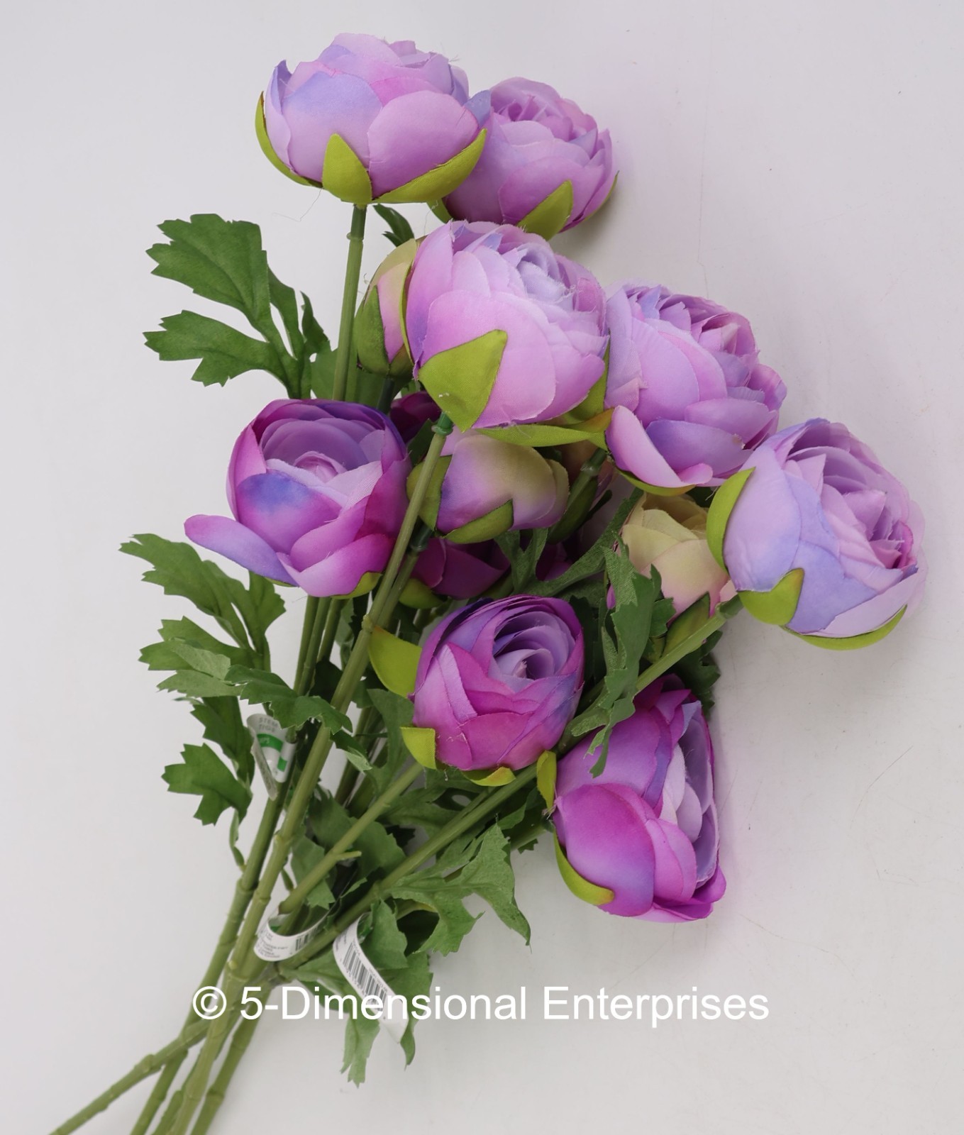 Ashland Bunch of 5 Lavender Ranunuclus Artifical Flowers