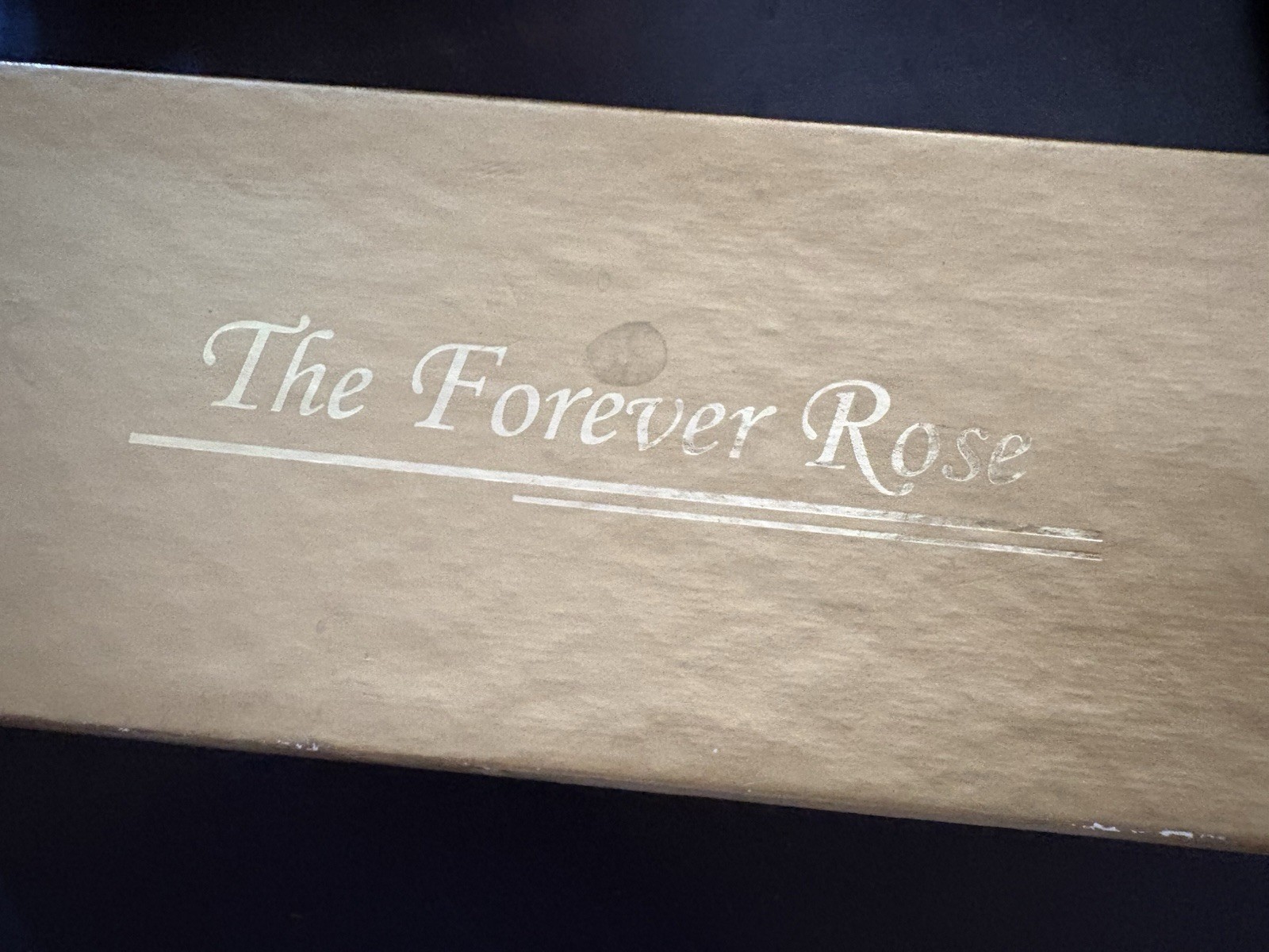 REAL 24K GOLD ROSE, Genuine One Of A Kind Rose Hand Dipped In 24K Gold In Box
