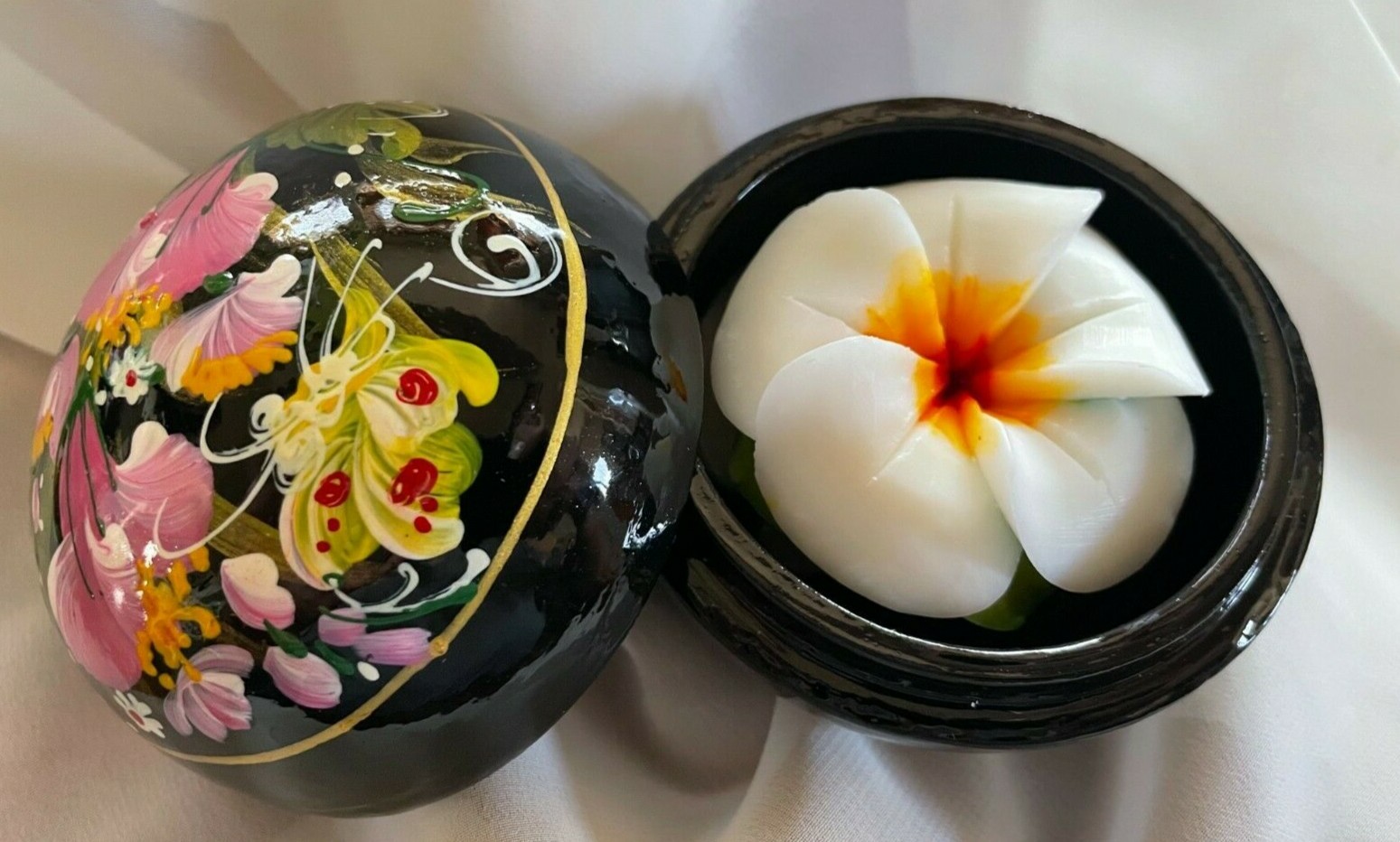 🌹Frangipani Hand Carved Display Soap 3″ Mother’s Day gift, 100% Handmade🌹