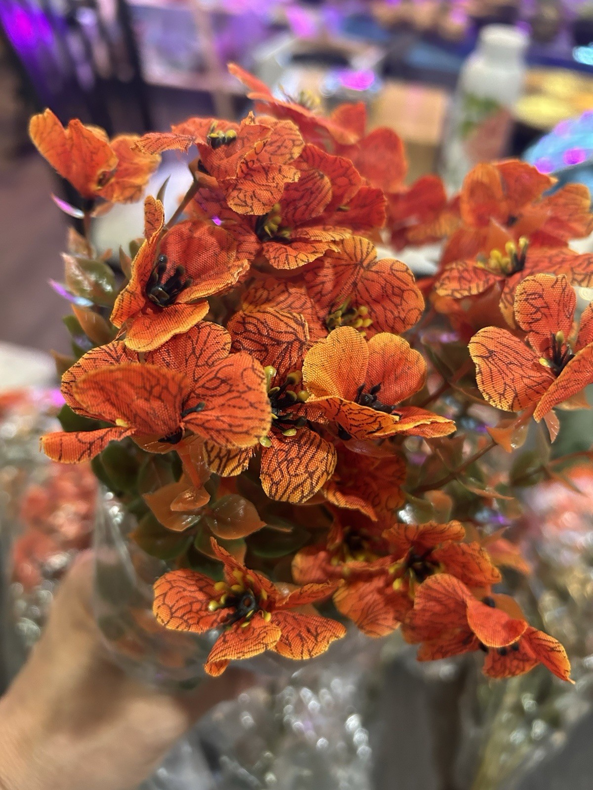13pcs Artificial Violet Flower Decor Realistic Fake Plant Stems for Indoor…