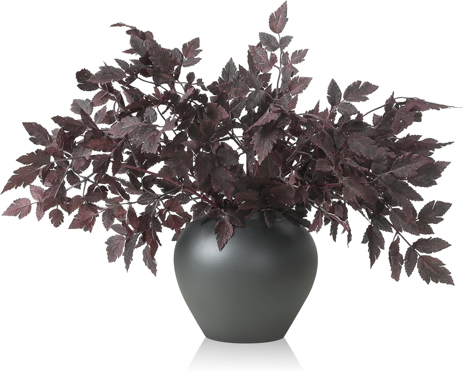 6 Pack 18″ Faux Cimicifuga Leaf Spray for Home Decor, Wedding & Garden