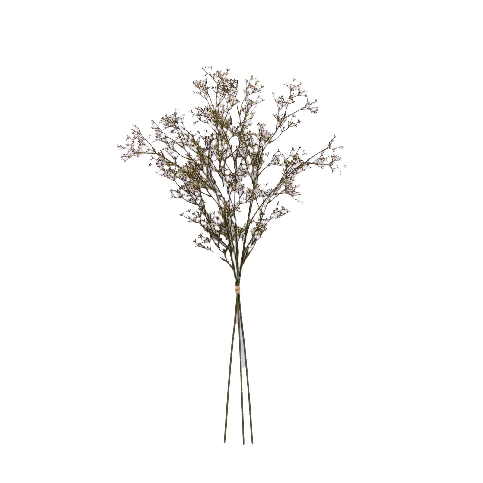 Indoor Decorative Dried Rice Stems Bundle Natural Rustic Home Decor Set of 3