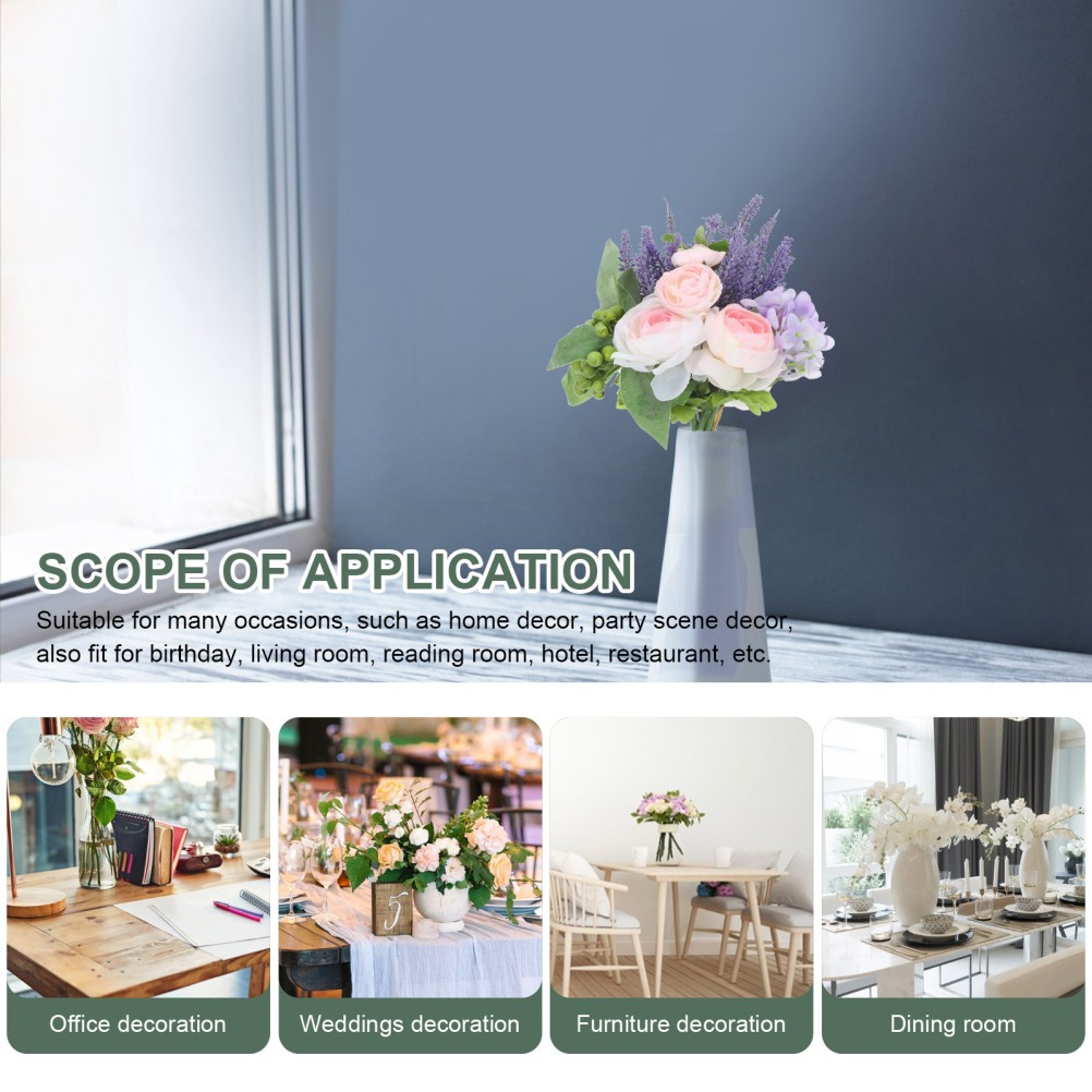 Table Decorations Artificial Flower Flowers for Wedding Roses Bouquet