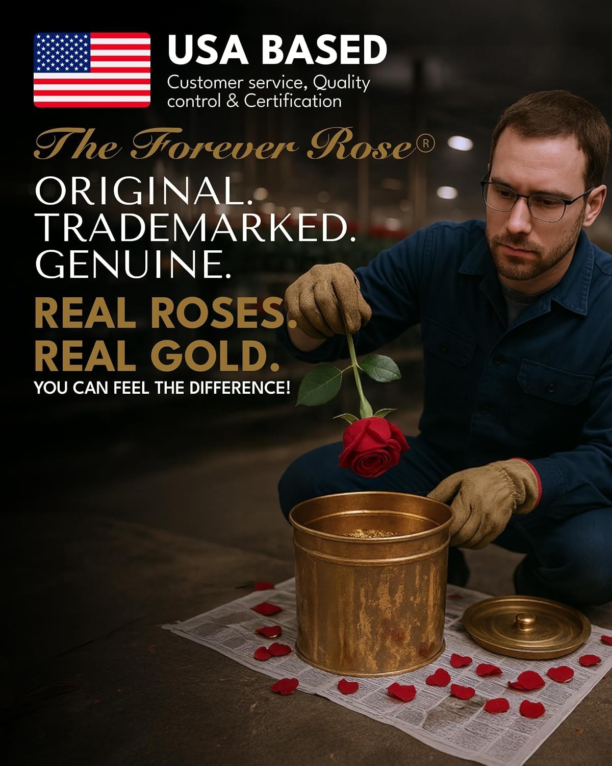 Luxury 24K Gold Rose – Anniversary Gift for Wife