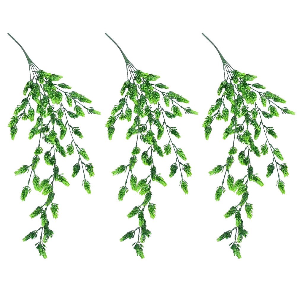 80cm Faux Pineapple Plant Vines Lifelike Green Decor for Home and Garden Use