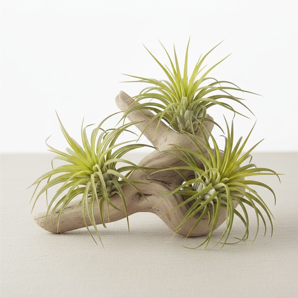 Artificial Air Plant Set of 3 Real Touch Faux Tillandsia Plants Small Faux Air P