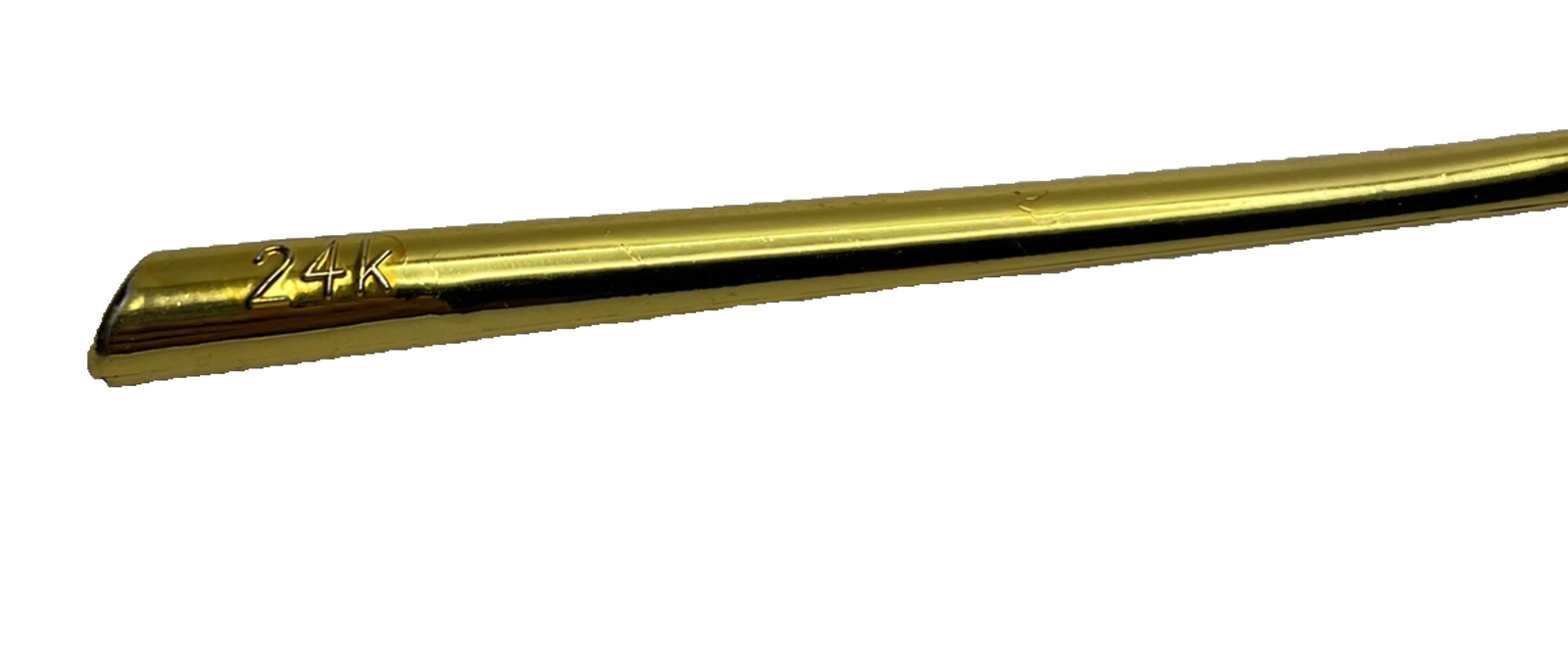 24 K Golden Foil Rose With Box Blue And Gold Plated