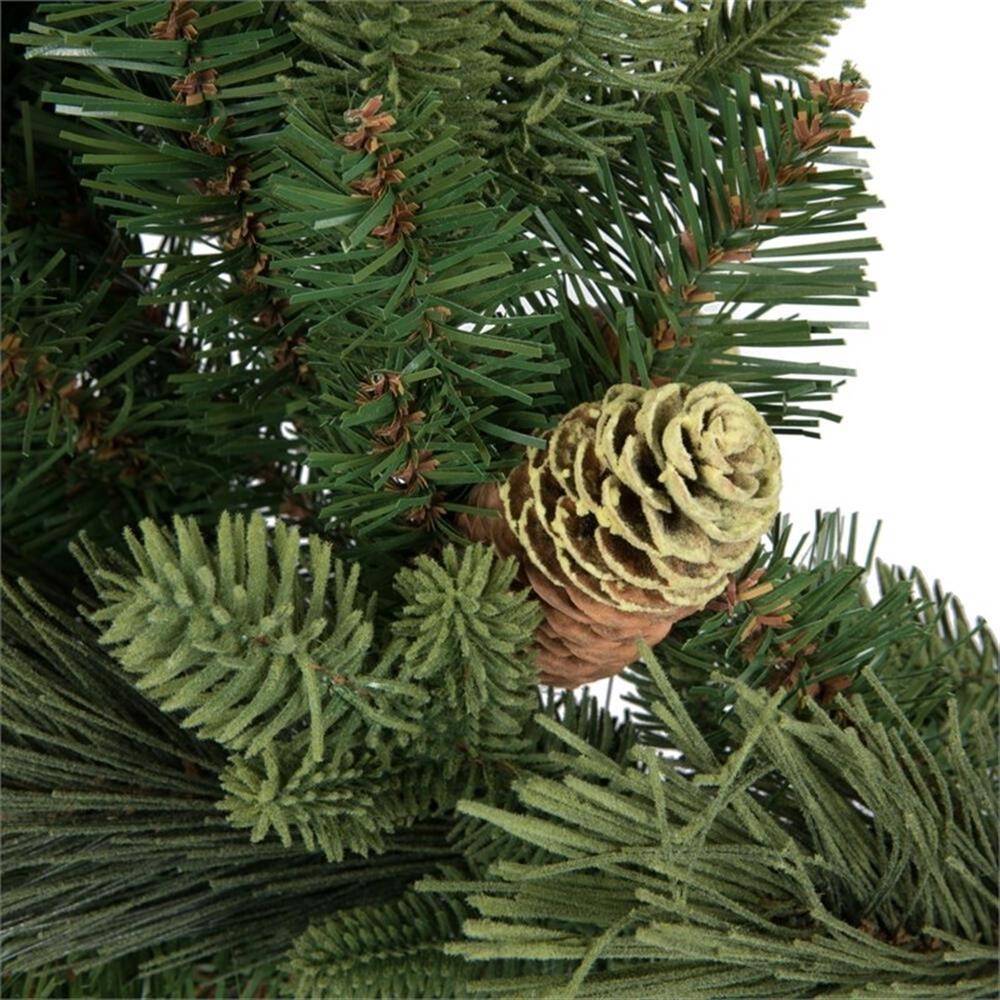Vickerman 24″ Emerald Mixed Fir Wreath 150T
