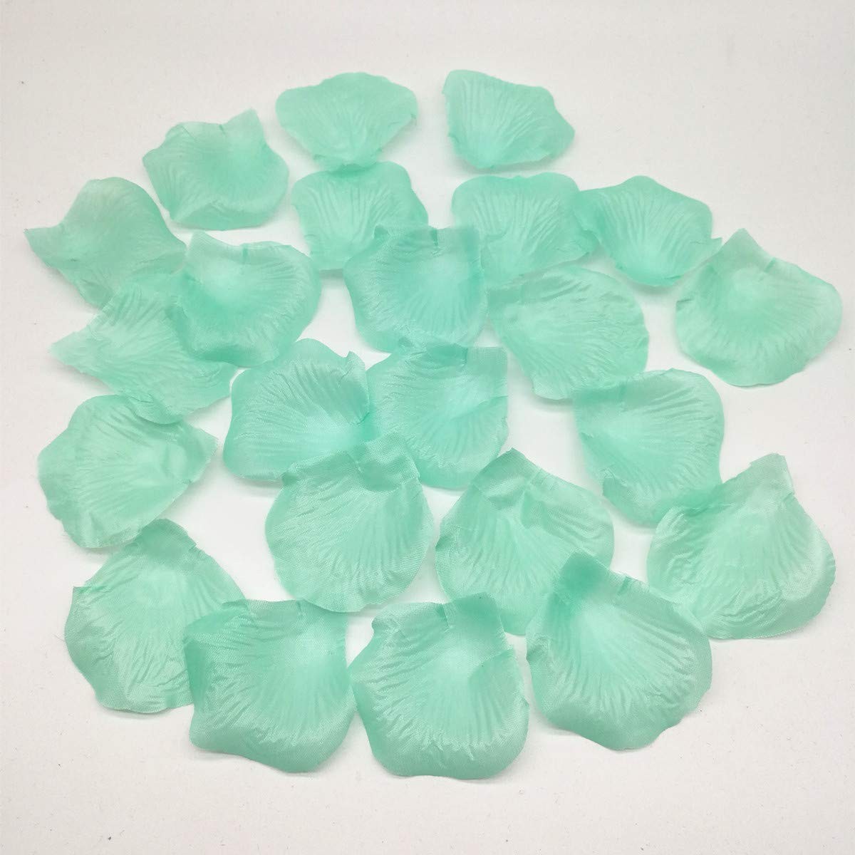 1000 Pcs Mint Silk Rose Petals for Artificial Flower Wedding Party Decoration