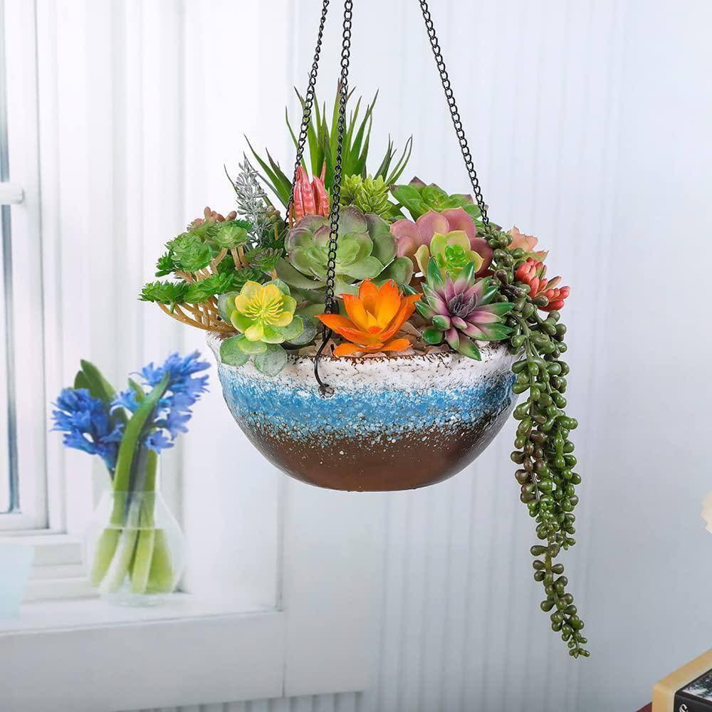 18 Pack 3 In. Green Indoor Artificial Succulents Realistic Textured Fake Plants