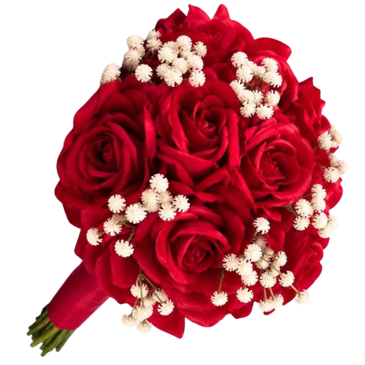 Artificial Flower Ball Centerpiece Red Rose Wedding Party Table Decor 4-PACK
