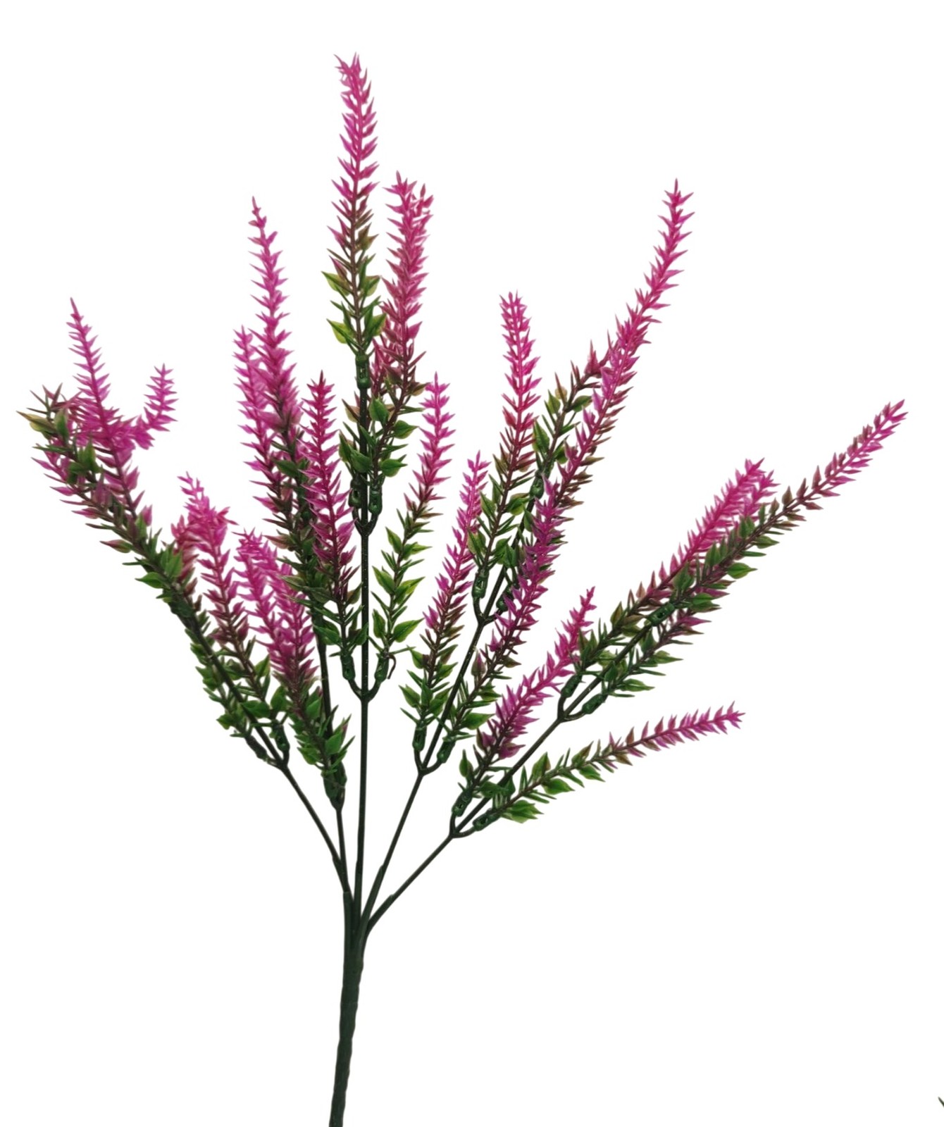Fuchsia Pink Faux Lavender Stems Artificial Heather Spray Floral Filler Wreath F