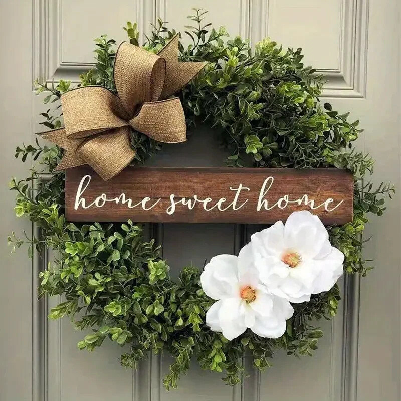 Home Sweet Home Wreath Door Decoration
