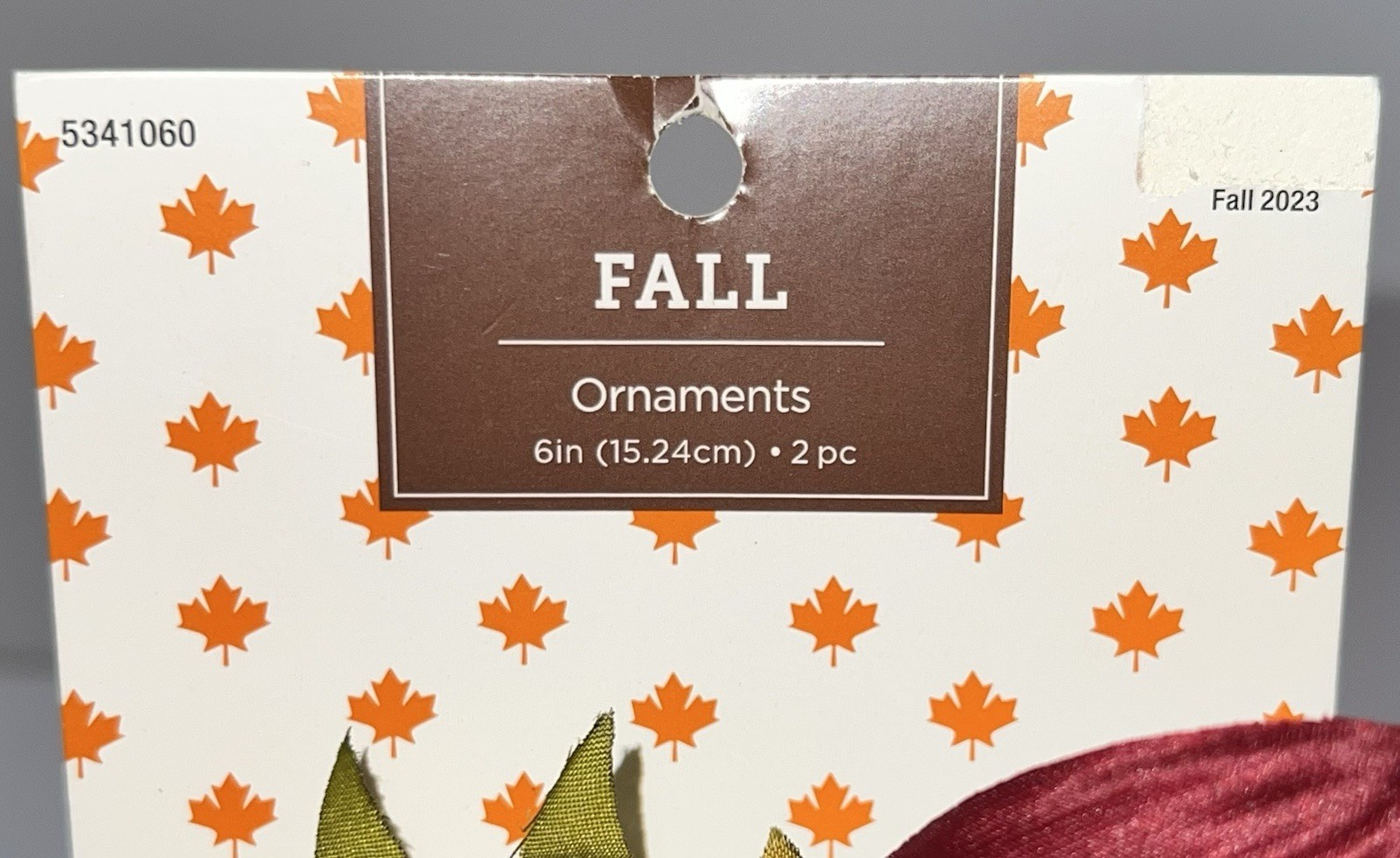 Artificial Sunflower 2pc Fall Flowers Red Clip-on Autumn Decor Ornament NWT NEW