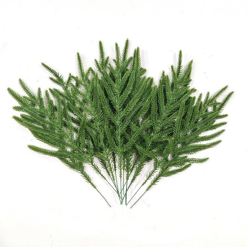 8 Pcs Artificial Pine Sprigs Festive Greenery Marry Christmas Floral Decoration