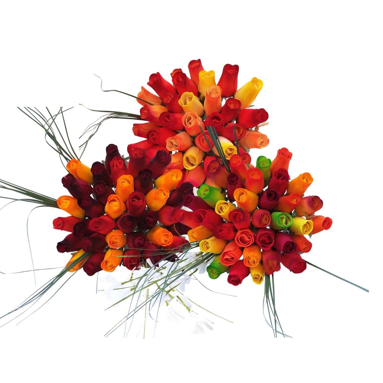 Dark Fall Harvest Flower Bouquet. The Original Wooden Rose 1, 2, 3 Dozen