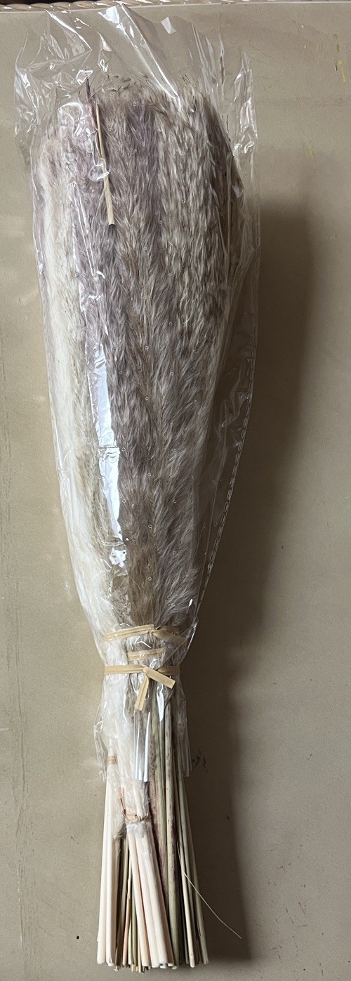 80PCS Natural Dried Pampas Grass Decor – 17.5″ Fluffy Pampas Grass Bouquet -…