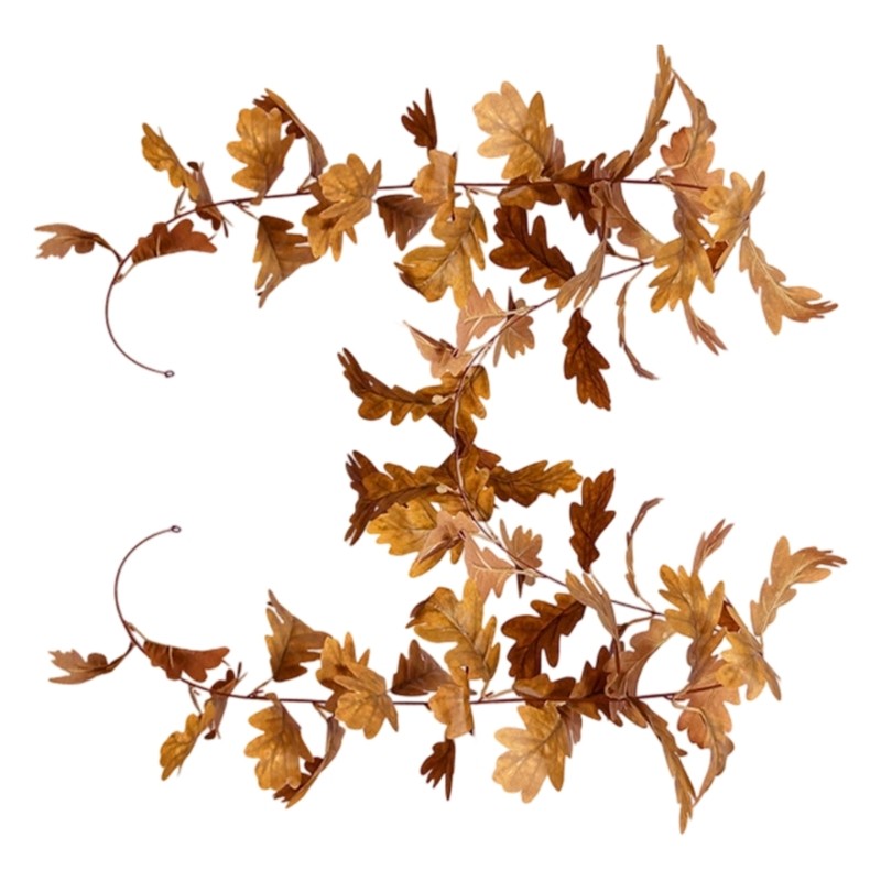 Rattan with Colorful Fall Leaf Decors for Creating a Eerie Atmosphere