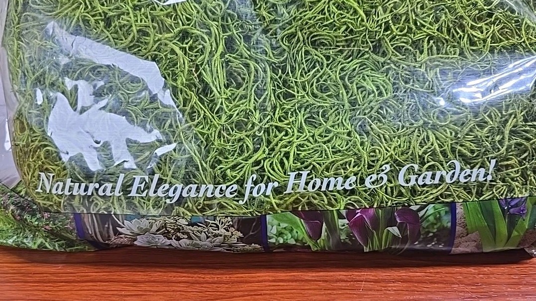 SuperMoss Forest Fresh Decorative Moss for Potted Plants, Natural Green, .534in*