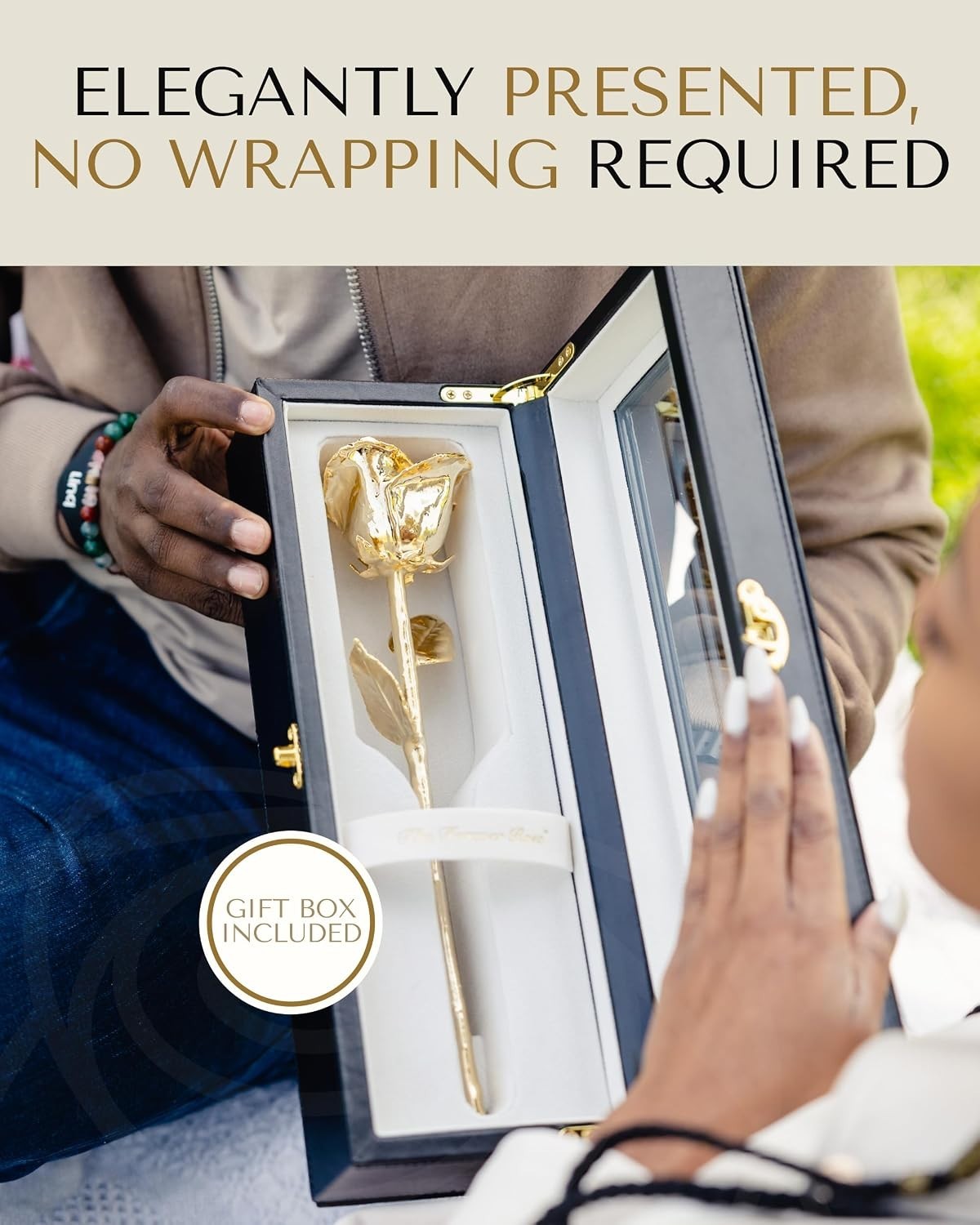 Luxury 24K Gold Rose – Anniversary Gift for Wife
