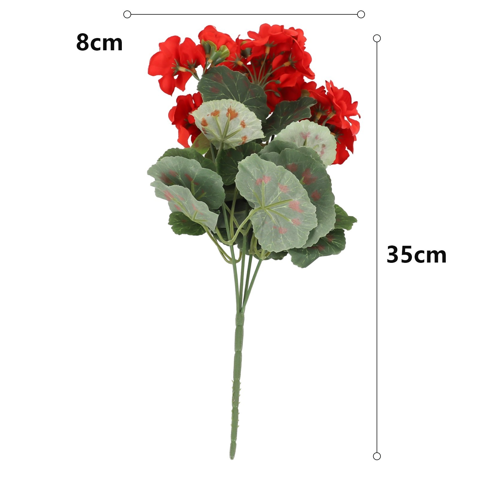 Elegant Artificial Geranium Flowers Add a Touch of Color to Your Space