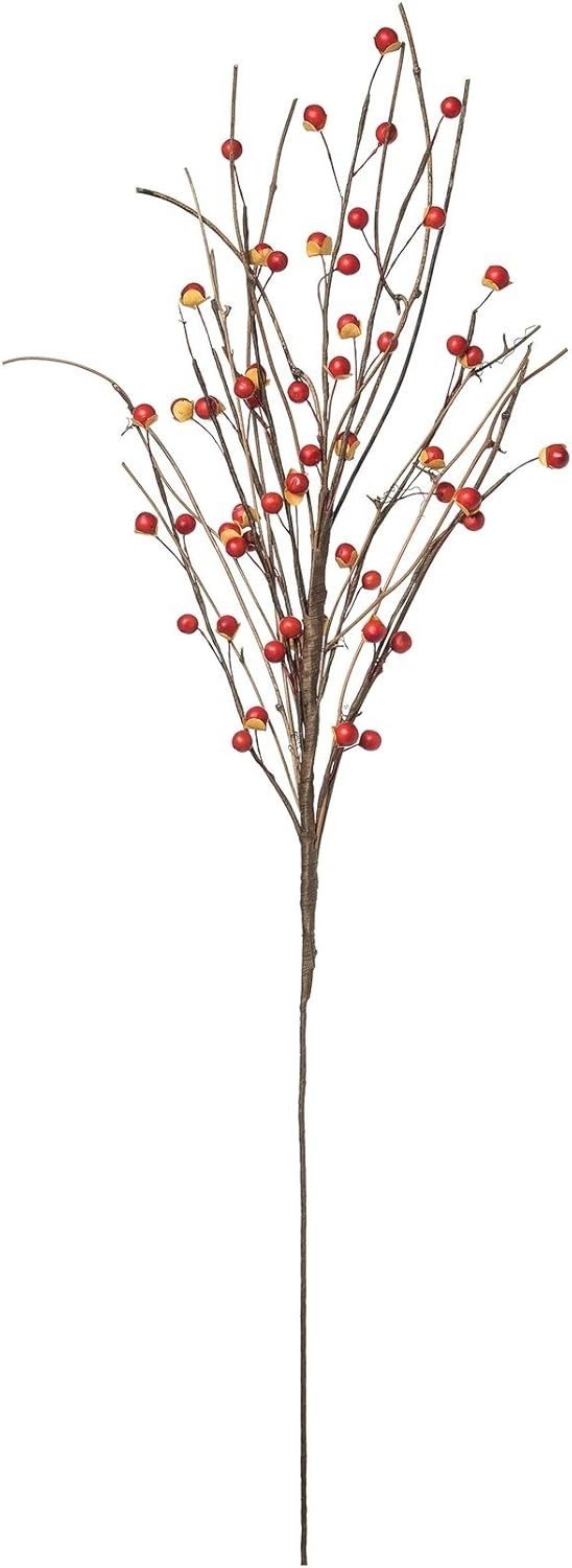 GALLERIE II Bittersweet Decorative Floral Pick Red – 26″ (XPCK76631)