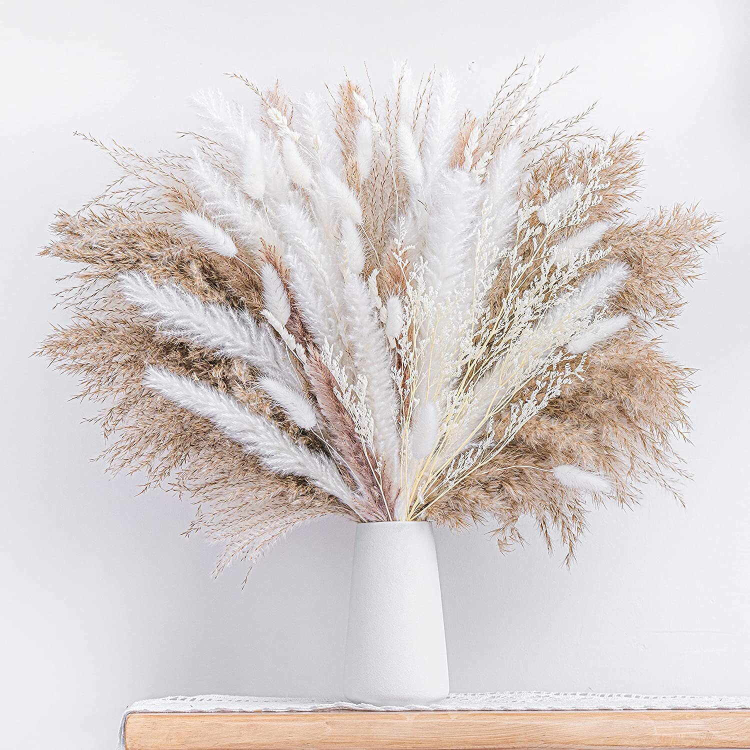 Pampas Grass Boho Home Decor Bouquet 86PCS Dried Flowers Home Decorations nice