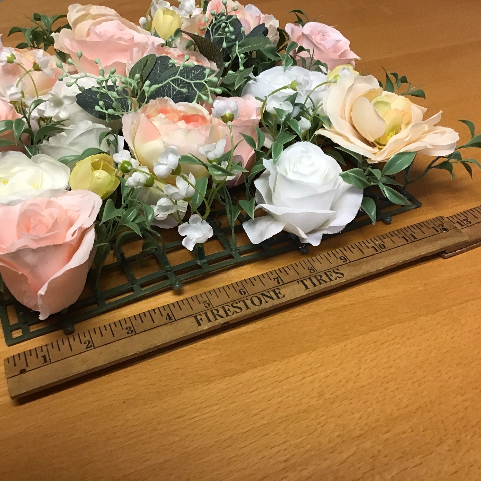Artificial Silk Fake Rose Flower Heads Bulk Craft for Wedding Party Decor Peach
