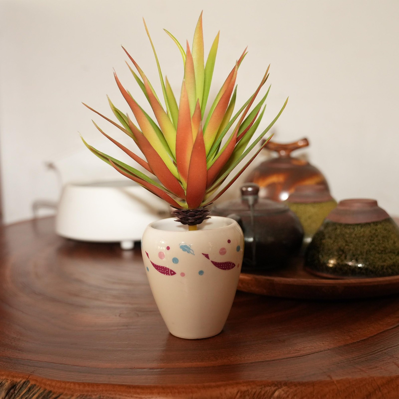 Forever bene 2 PCS Artificial Agave Succulents Plants Real Touch Lifelike Suc…
