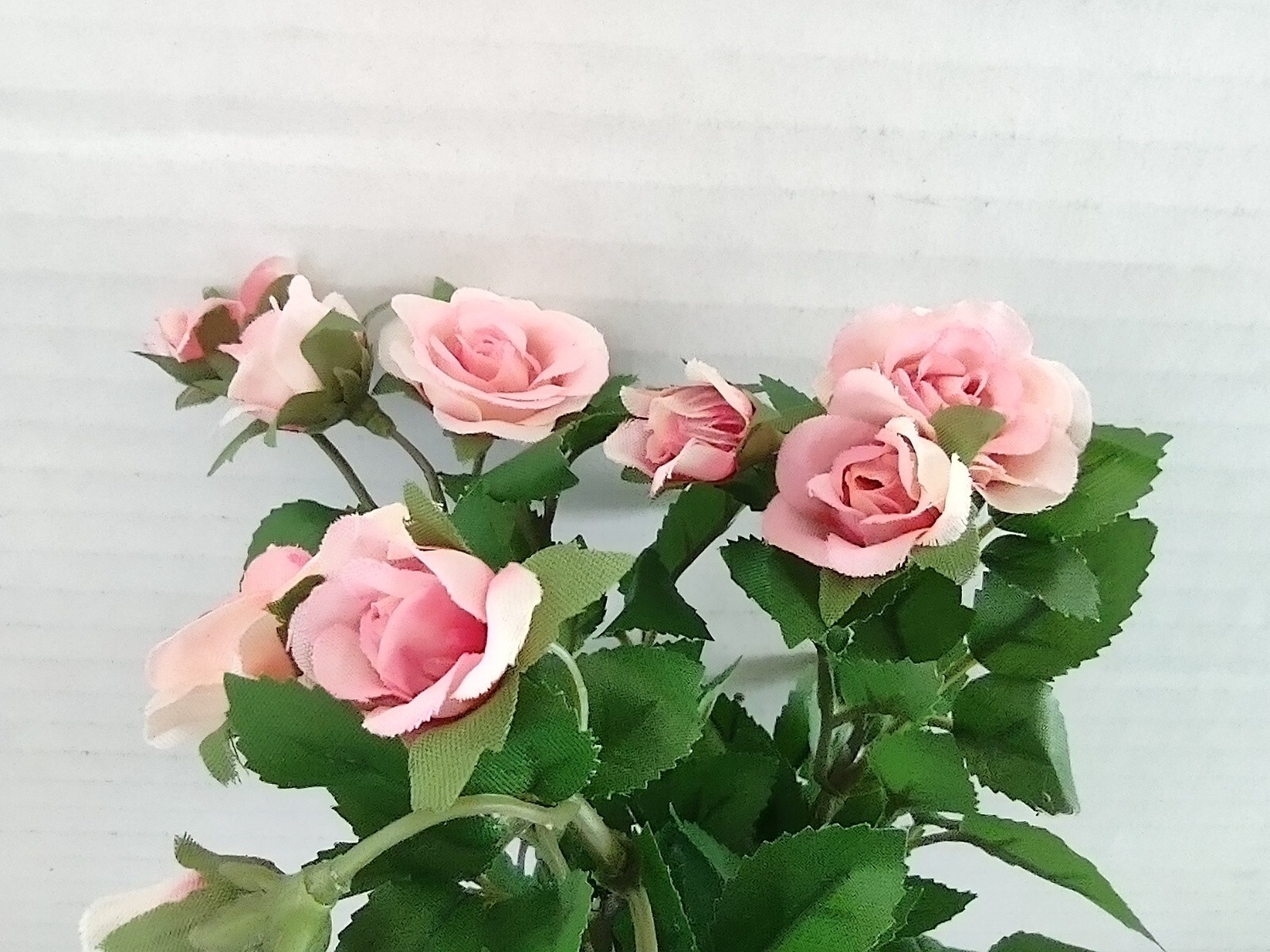 Mini rose bush arrangement silk flower arrangements