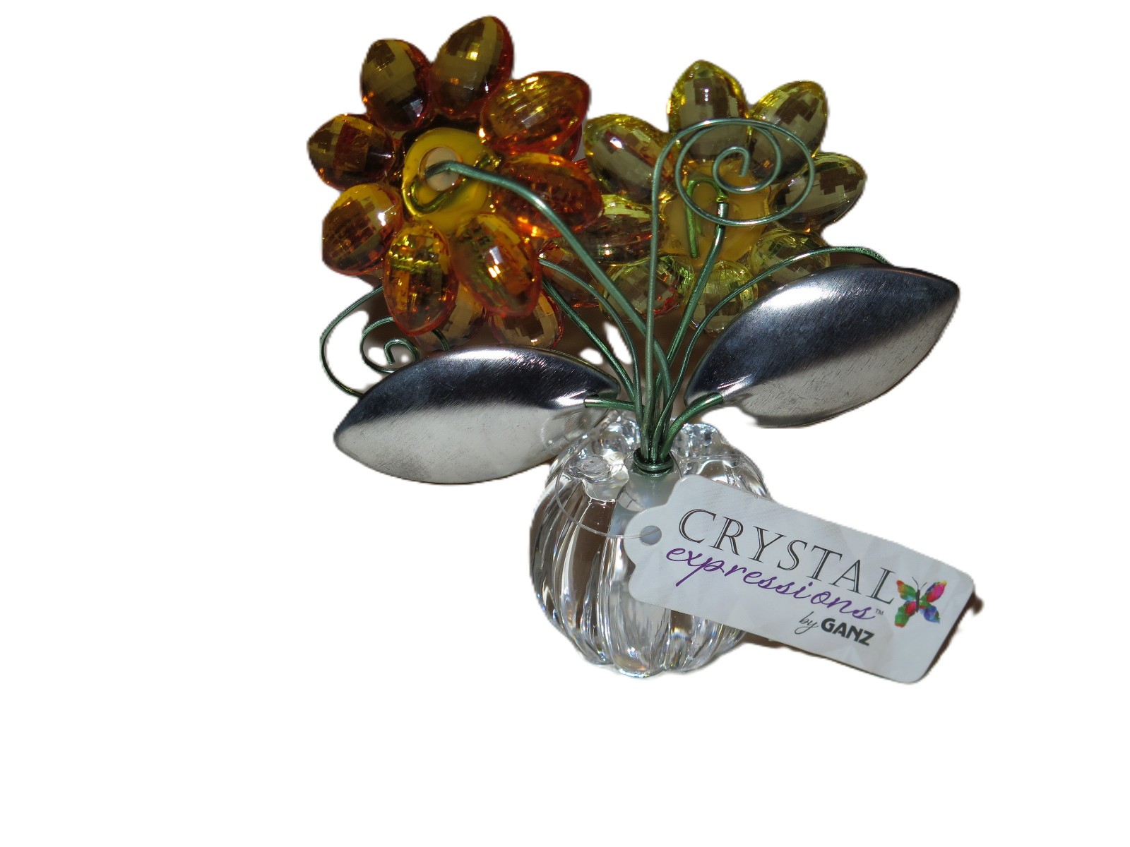 Crystal Expressions By Ganz Sunflower Posy Pot