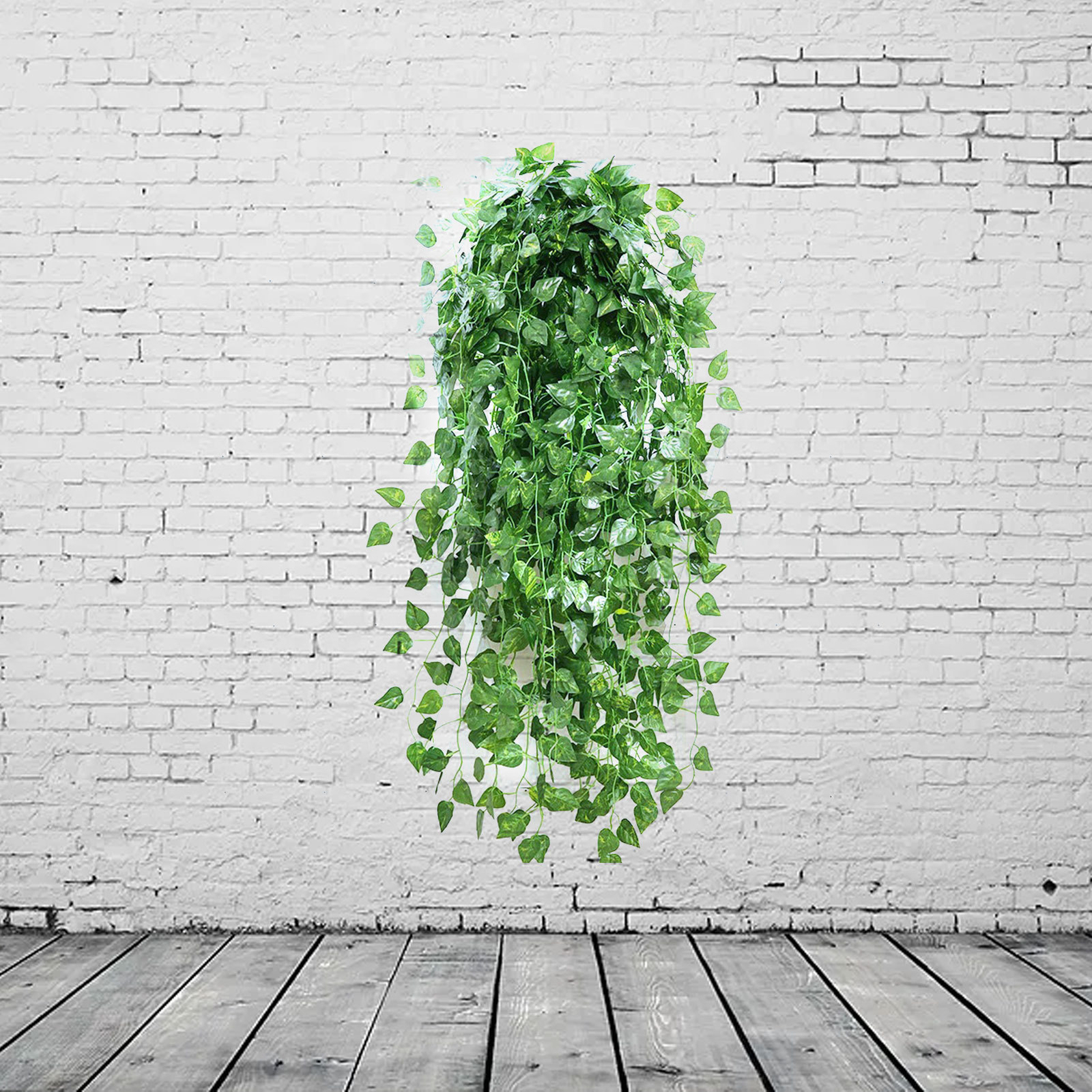 2.2M 12 Pcs Fake Ivy Leaves Artificial Ivy Vine Hangings Home Garden Decoration