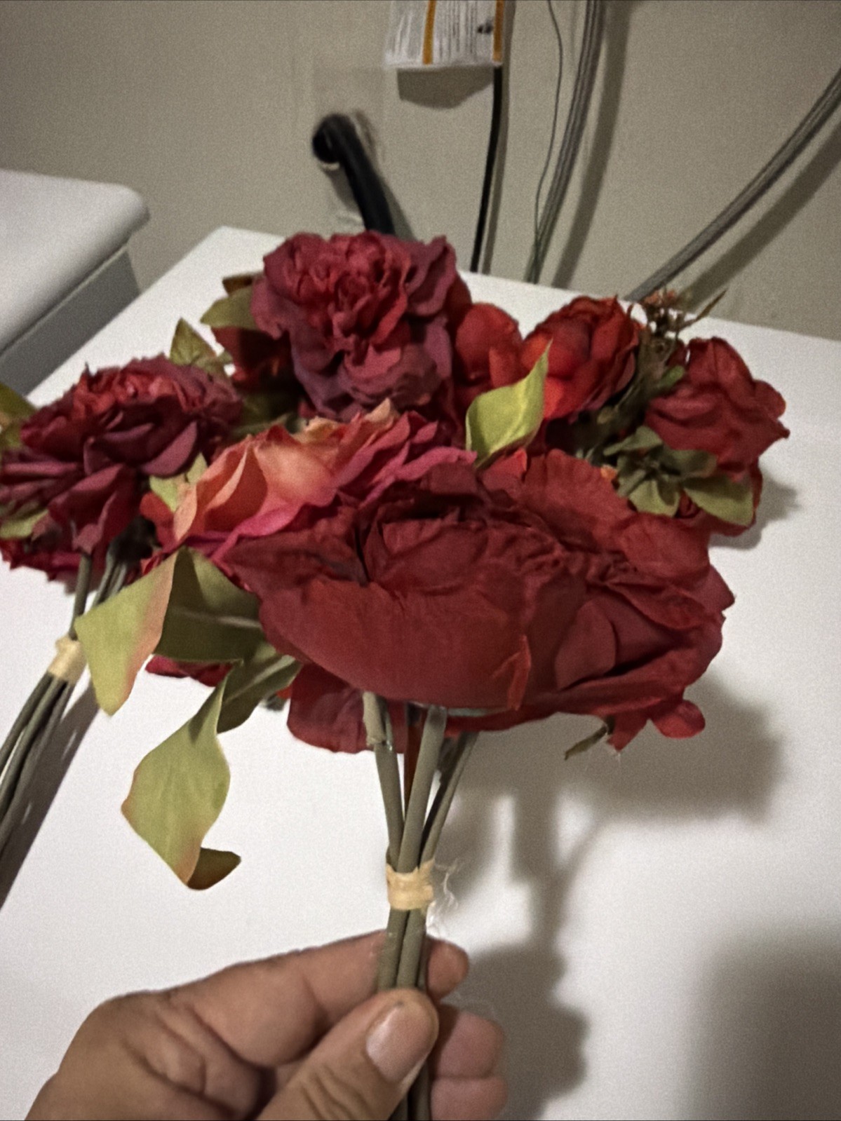 ASHLAND FALL 6 BOUQUET SET ROSS & RANUNCULUS Bouquet Home Party Decor